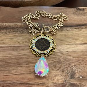 Up Cycled Lv Necklace